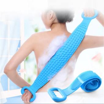 Dây Chà Lưng 2 mặt Bằng Silicone mẫu mới - Đai chà lưng Đai tắm cọ lưng silicon siêu sạch