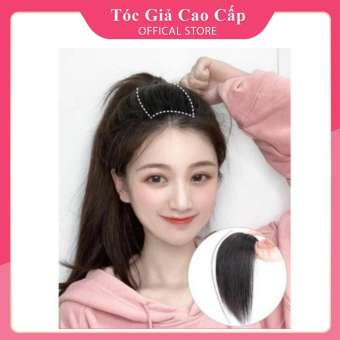 Tóc Giả Che Hói Tóc Giả Kẹp Phồng Che Hói Mái Tóc 25cm