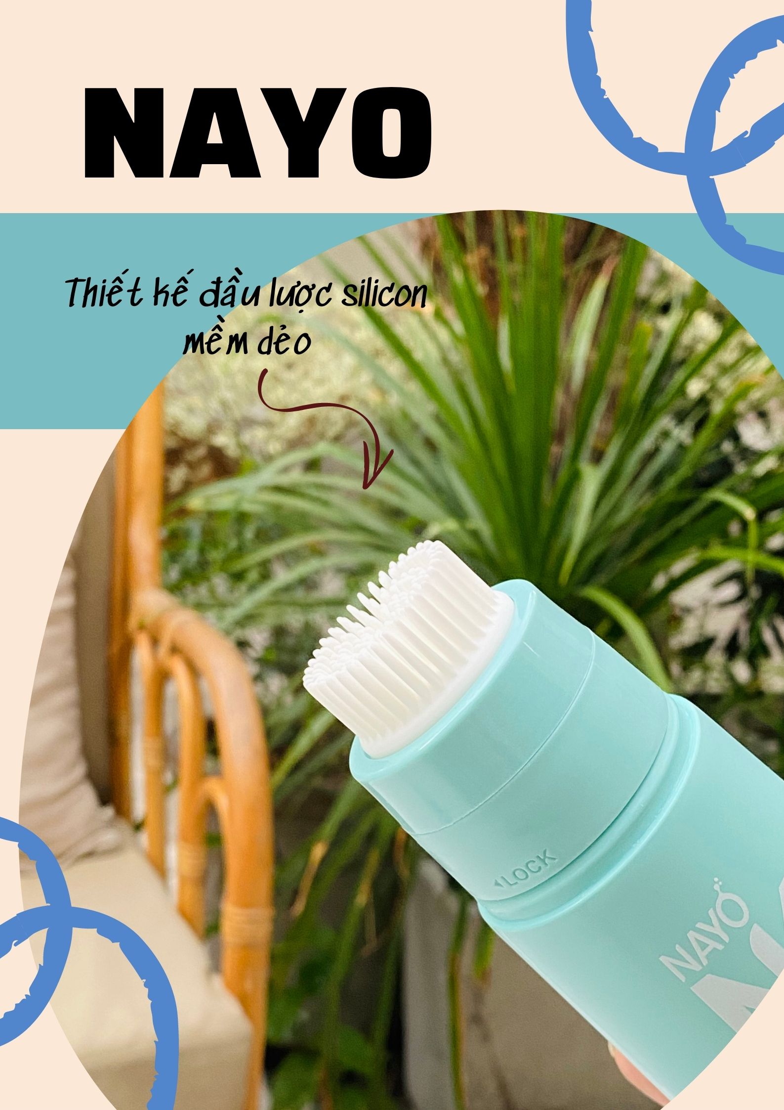 Allbyvy l Dầu gội + tẩy da chết da đầu / Lược gội đầu