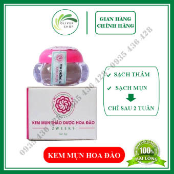 ⚡CHÍNH HÃNG 100%⚡ Khử thâm, sạch mụn, Kem thảo dược Hoa Đào chiết xuất từ thiên nhiên