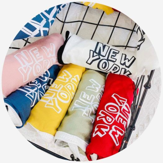 Bộ Ba Lỗ Bé Gái Bé Trai Minky Mom Vải Thun Lạnh Họa Tiết New York City Áo Thun 3 Lỗ Cho Bé Mặc Hè MKM3LO2110