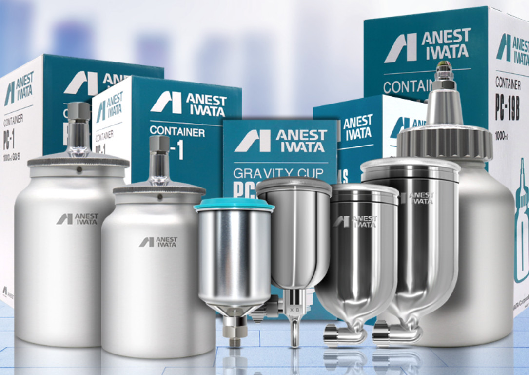 Cốc đựng sơn - chứa sơn Iwata