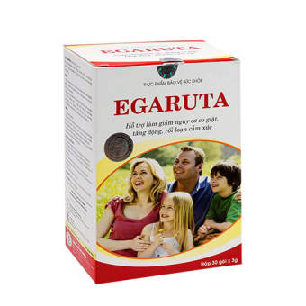 Cốm Egaruta dành cho trẻ bị động kinh co giật hộp 30 gói
