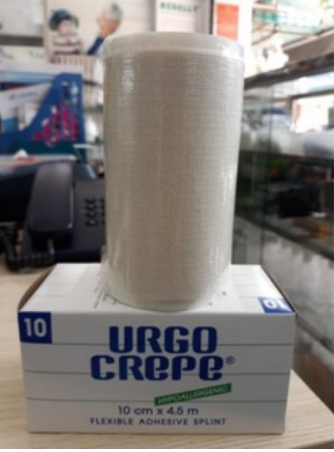 Băng Keo Cuộn Y Tế Thun Co Giãn: Urgo Crepe sử dụng trong chấn thương, sau phẫu thuật
