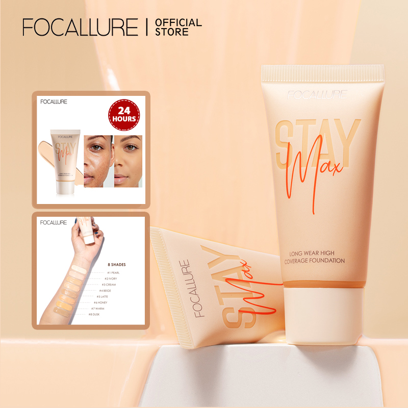 Discount on Focallure  shoes - SKU: FOCALLURE STAYMAX Pore-Blurring Matte Flawless Foundation Oil-Contro Lightweight Waterproof  Anti-Sw