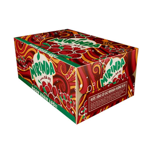 Thùng 24 lon Mirinda xá xị 320ml - [Miễn Phí Giao Hàng]