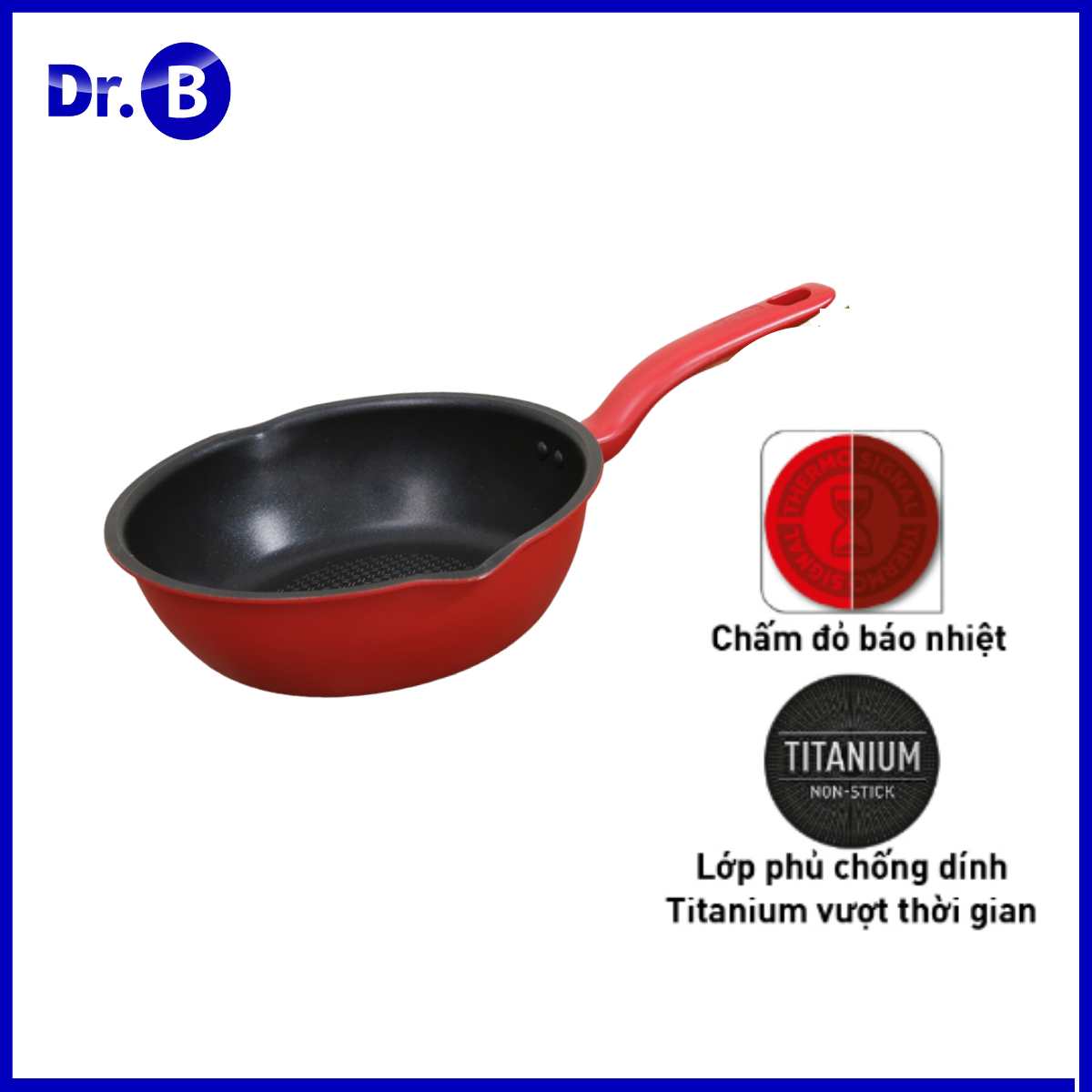Chảo chống dính sâu lòng TEFAL cao cấp 28cm đáy từ