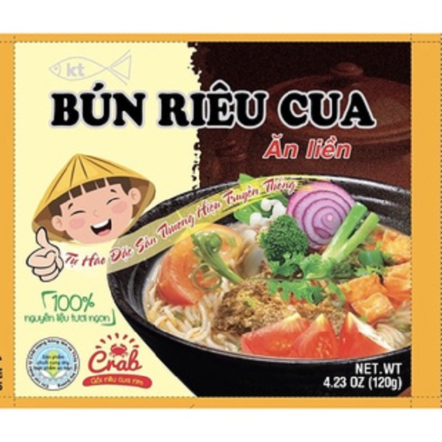 1 thùng 20 gói Bún riêu cua đồng ăn liền