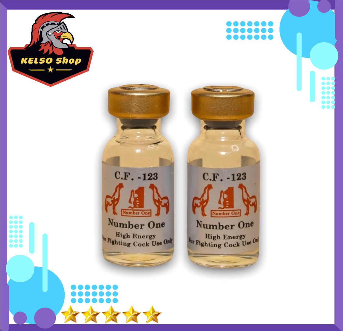 Thuốc gà đá combo 4 lọ cf123 trị tang số 1 dành cho gà đá chai 2ml
