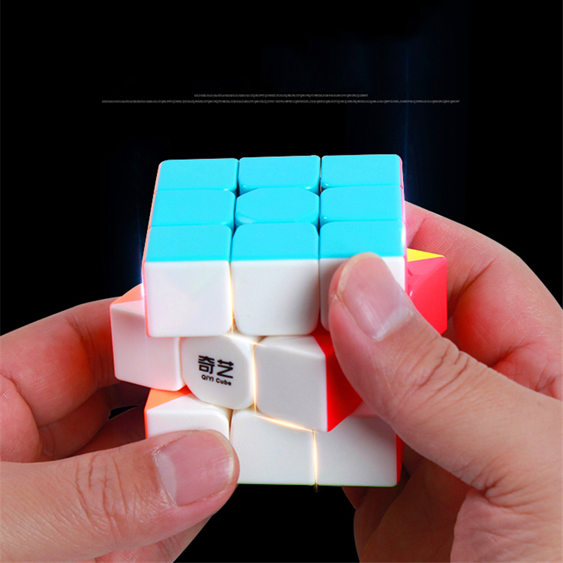 ( Giao Hỏa Tốc 2h) Rubik 3x3 QiYi Warrior S Stickerless Rubic 3 Tầng Khối Lập Phương 3x3x3 Đồ Chơi Trí Tuệ