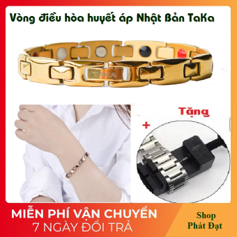 Vòng điều hòa huyết áp nhật bản Taka, vòng đeo tay ổn định huyết áp, đeo tay ổn định huyết áp, vòng tay công dụng như vòng toma, sakura nhật bản [tặng kèm dụng cụ cắt dây giá 109k]