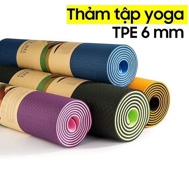 [HCM]thảm tập yoga 2 mặt - thảm tập yoga