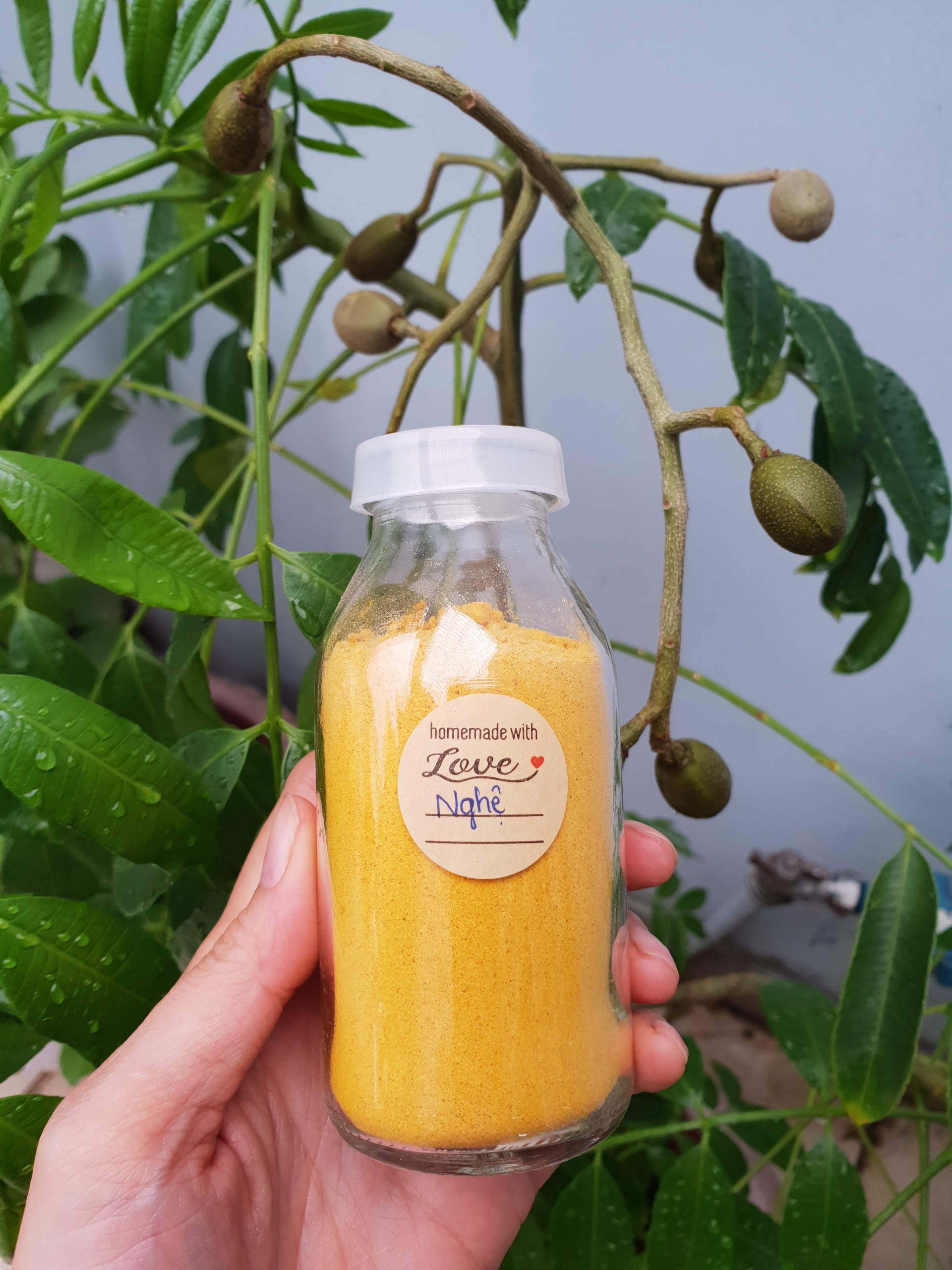 Bột nghệ vàng mờ thâm, dưỡng trắng lọ 50g