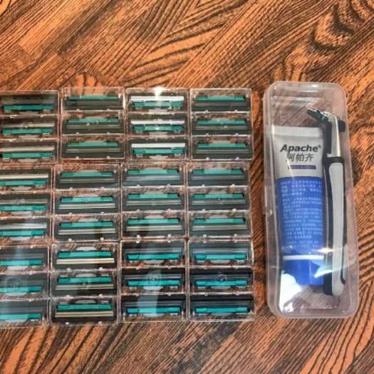 Bộ dao cạo râu combo 36 lưỡi dao kép tiện lợi