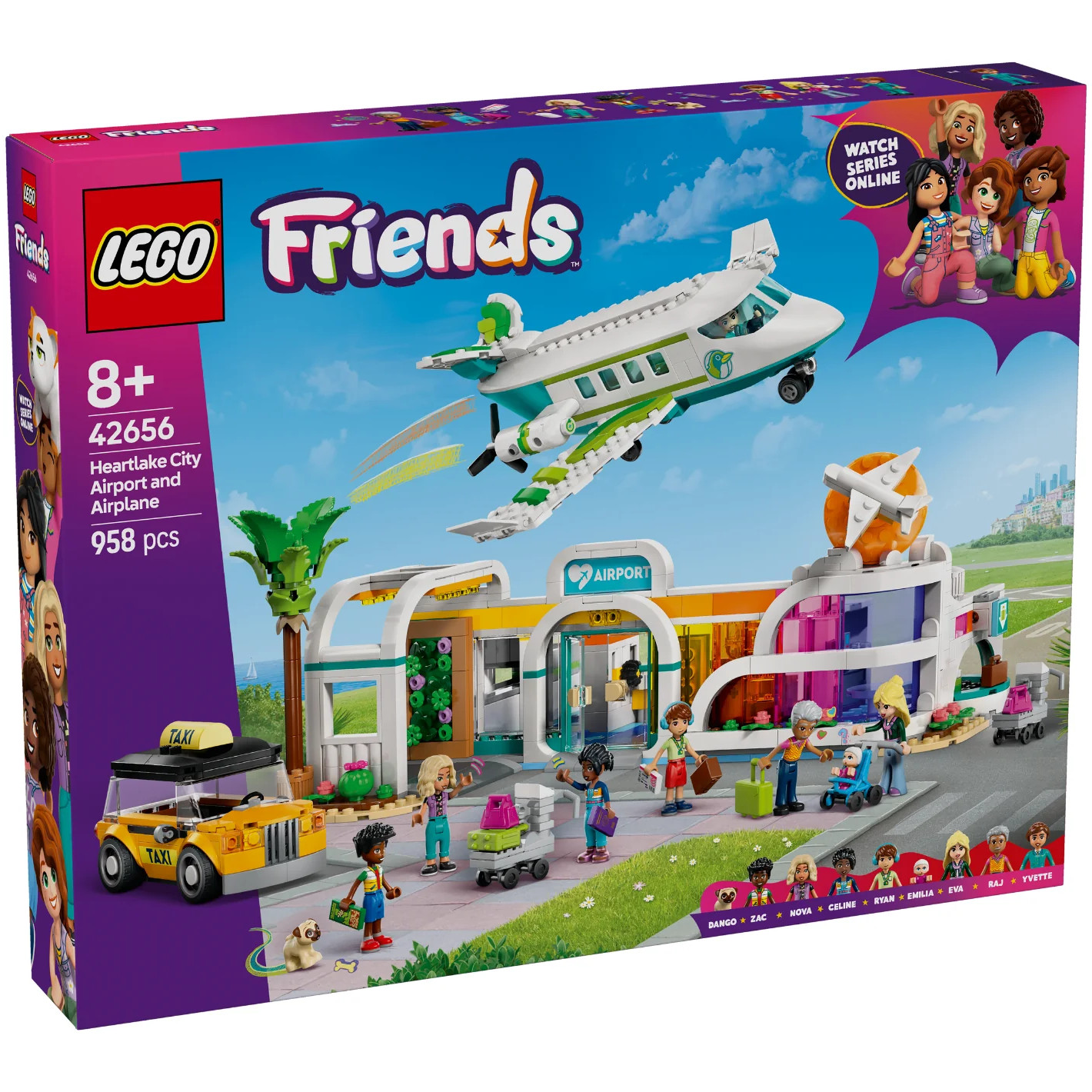 Matchbox Airport Takeoff Adventure Playset With Die-Cast Audi & Plastic Plane - 1:64 Scale Toy For Kids