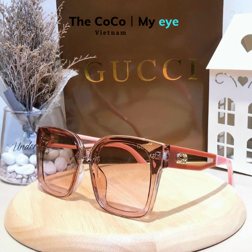 Kính mát gọng vuông thời trang cao cấp thương hiệu Gucci dành cho nữ