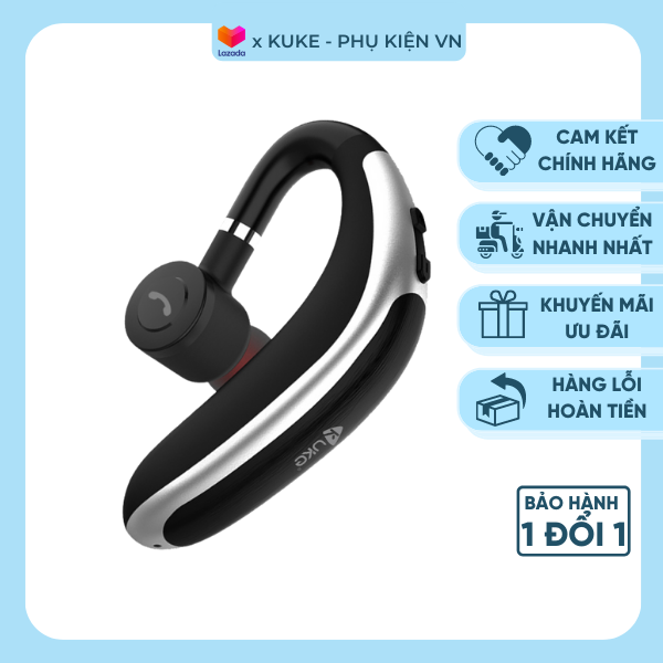 Tai nghe bluetooth 1 tai tai nghe không dây độ phân giải tốt, âm thanh đầy đủ rõ ràng - kuke l20