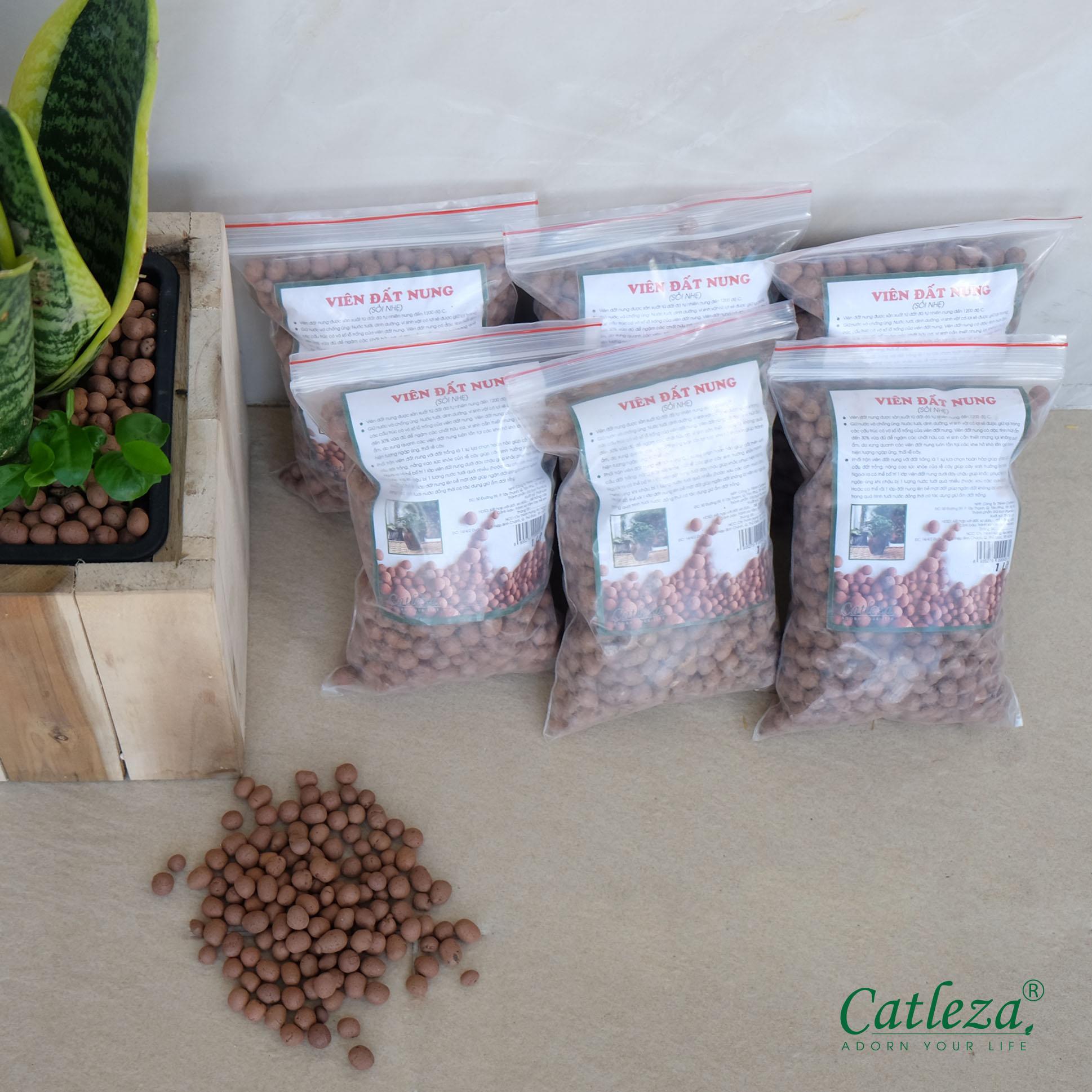 Viên Đất Nung Trồng Cây - Sỏi Nhẹ - Túi 1 lít