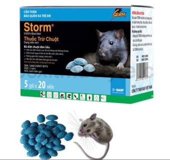 Thuốc diệt chuột Storm (1 gói gồm 20 viên)