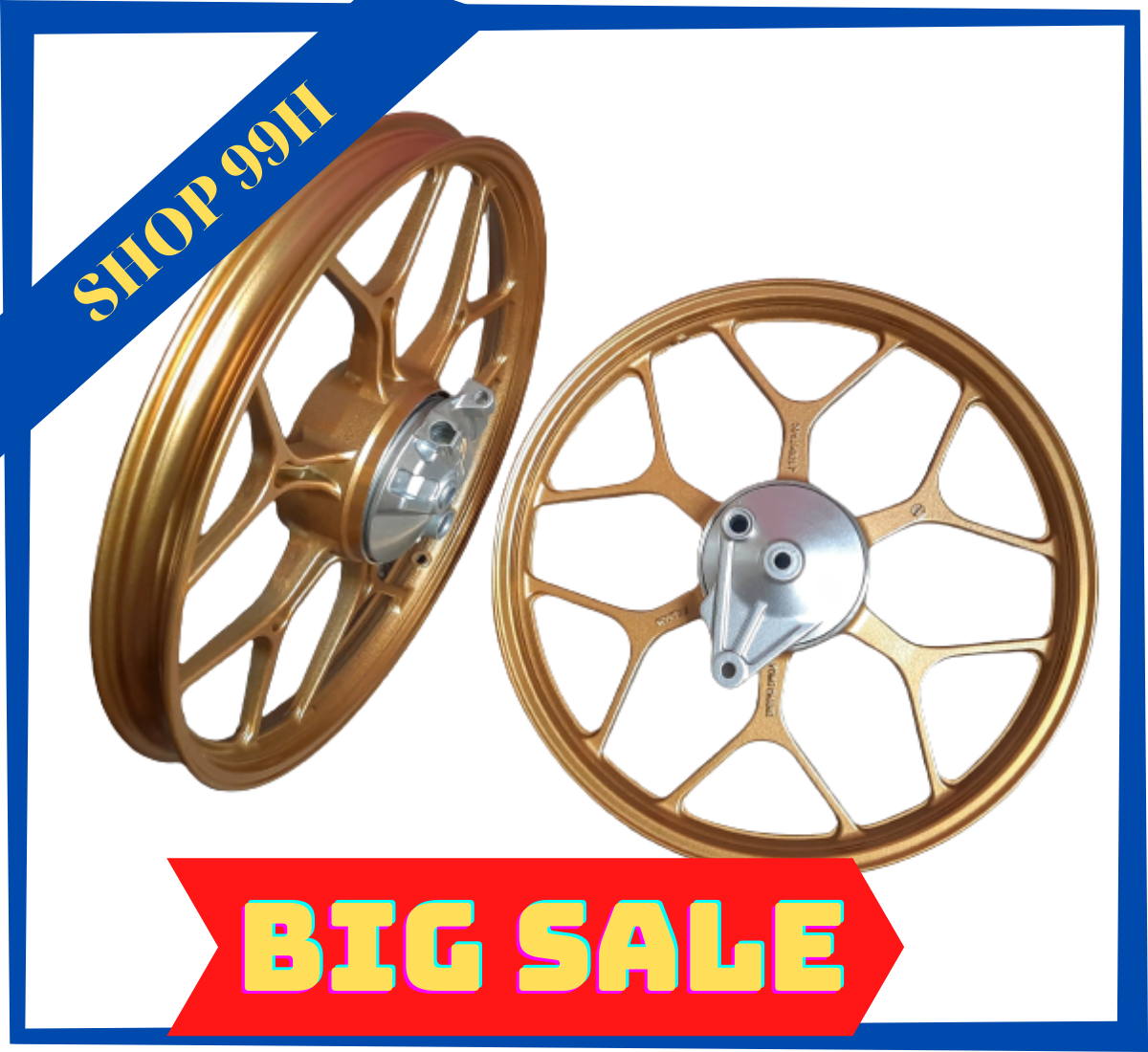Mâm đúc hàng cao cấp kiểu Winner gắn Wave Alpha, Blade thắng đùm trước sau