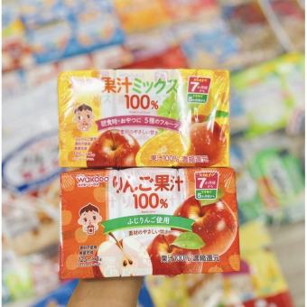 Nước Ép Trái Cây Pigeon/Wakodo Nhật Bản Lốc 3Hộp Cho Bé
