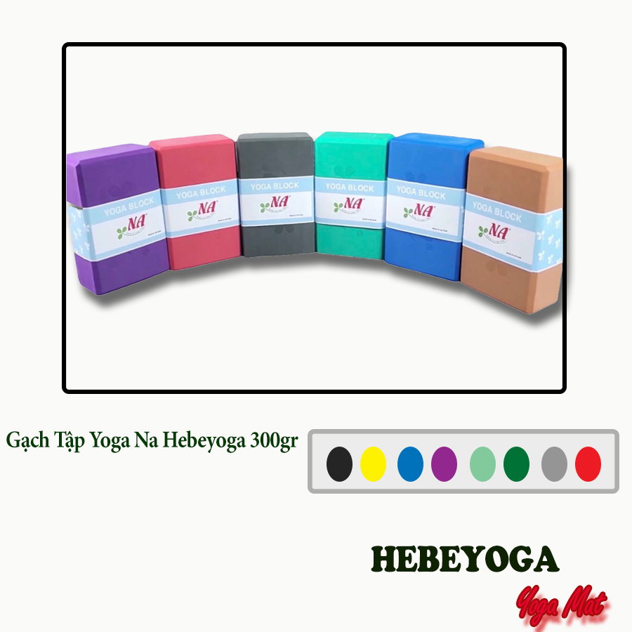 Gạch tập yoga hebeyoga na 300gr cao cấp