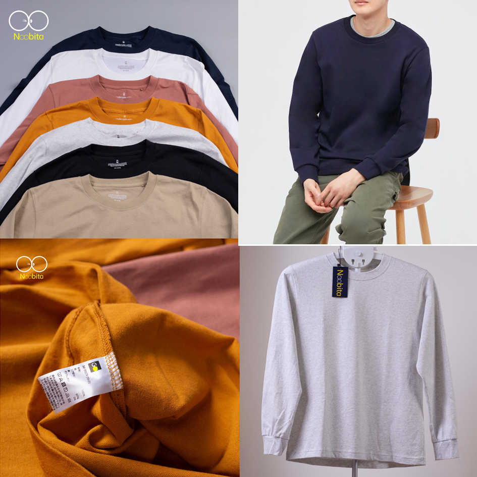 Áo thun nam dài tay T Shirt VNXK vải cotton cao cấp Noobita Shop