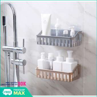 Giá Kệ Để Đồ Nhà Bếp Nhà Tắm Đa Năng Dán Tường không cần bắn vít mà vô cùng chắc chắn-Hàng hot 2019 bán chạy (Màu ngẫu nhiên)