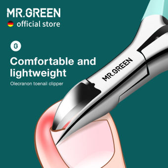 MR.GREEN Ingrown Nail Clippers Móng Chân Cắt Thép Không Gỉ Pedicure Cụ Dày Toe Nail Chỉnh Sửa Sâu Vào Rãnh Móng Tay