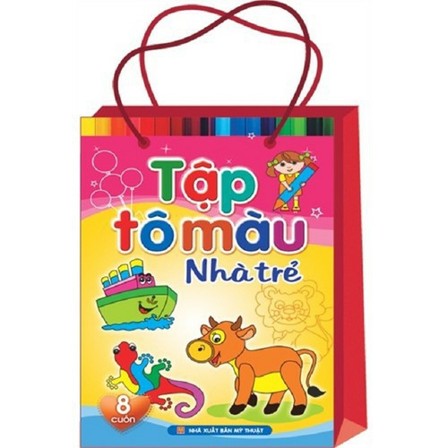 Sách : tập tô màu nhà trẻ