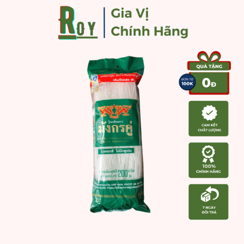 Miến Thái đậu xanh Song Long - Phượng Hoàng - 200g