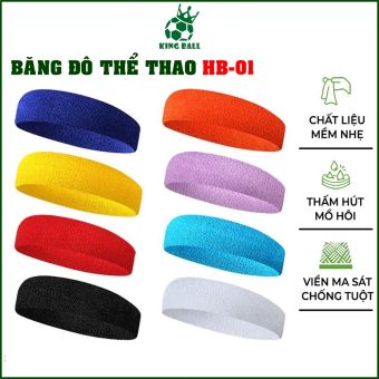 Băng Đô Thể Thao Nam Nữ Headband Băng Trán Thấm Chặn Mồ Hôi Chạy Bộ, Bóng Rổ, Bóng Chuyền, Bóng Đá, Tennis, Cầu Lông