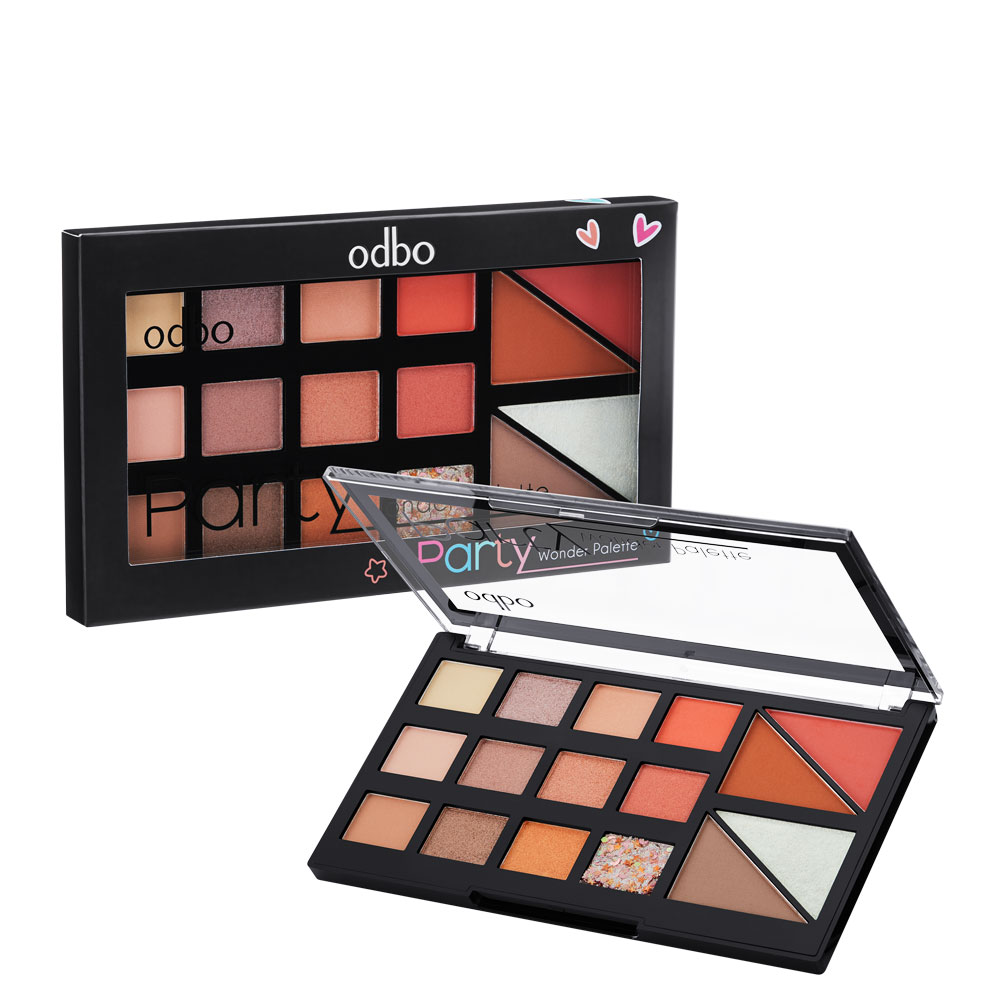 Bảng màu mắt odbo party wonder palette od1033 16 ô