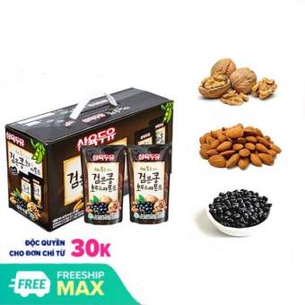 Sữa óc chó hạnh nhân Hàn Quốc - Thùng 20 gói/thùng 195ml - Sữa bà bầu - Sữa trẻ em - Sữa ít đường - Sữa Nhập khẩu - Sữa hạt