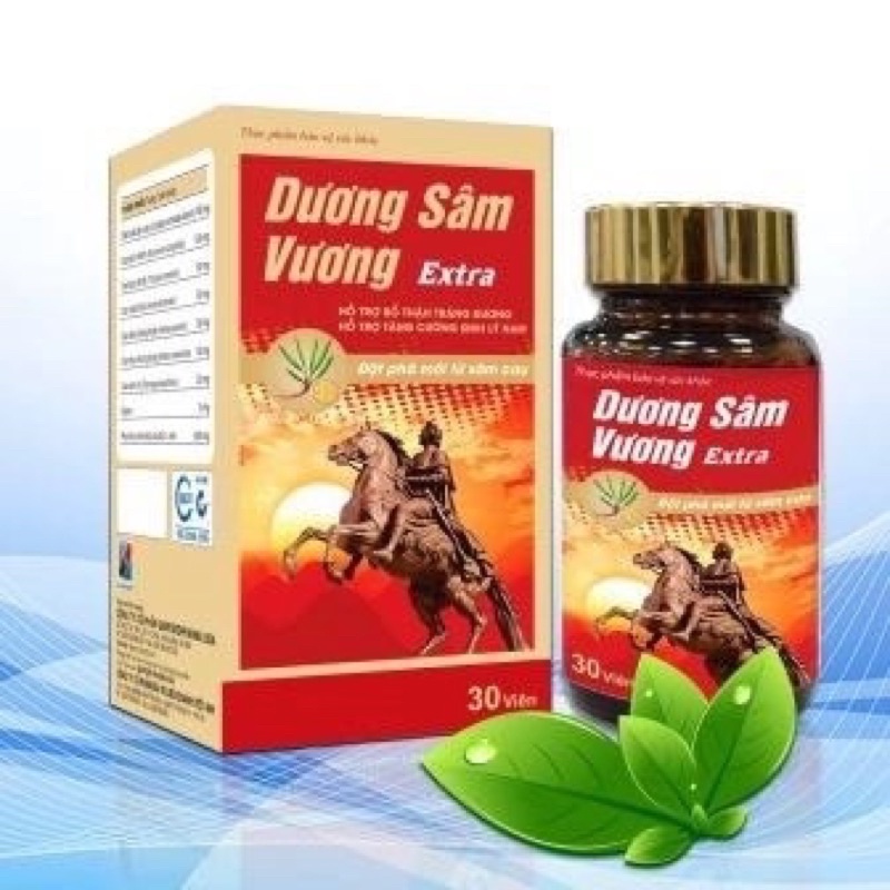 Dương sâm vương extra, hộp 30 viên