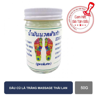 Dầu cù là trắng massage bàn chân 50G