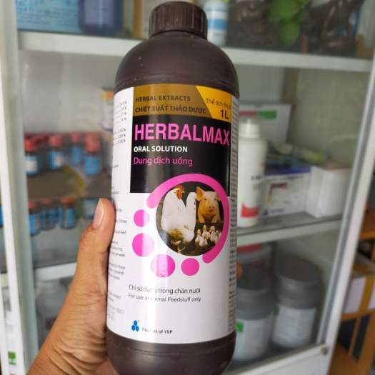 GIẢI ĐỘC TĂNG CƯỜNG CHỨC NĂNG GAN DÀNH CHO GÀ CÒI XƯƠNG CHẬM LỚN - HERBALMAX 1L