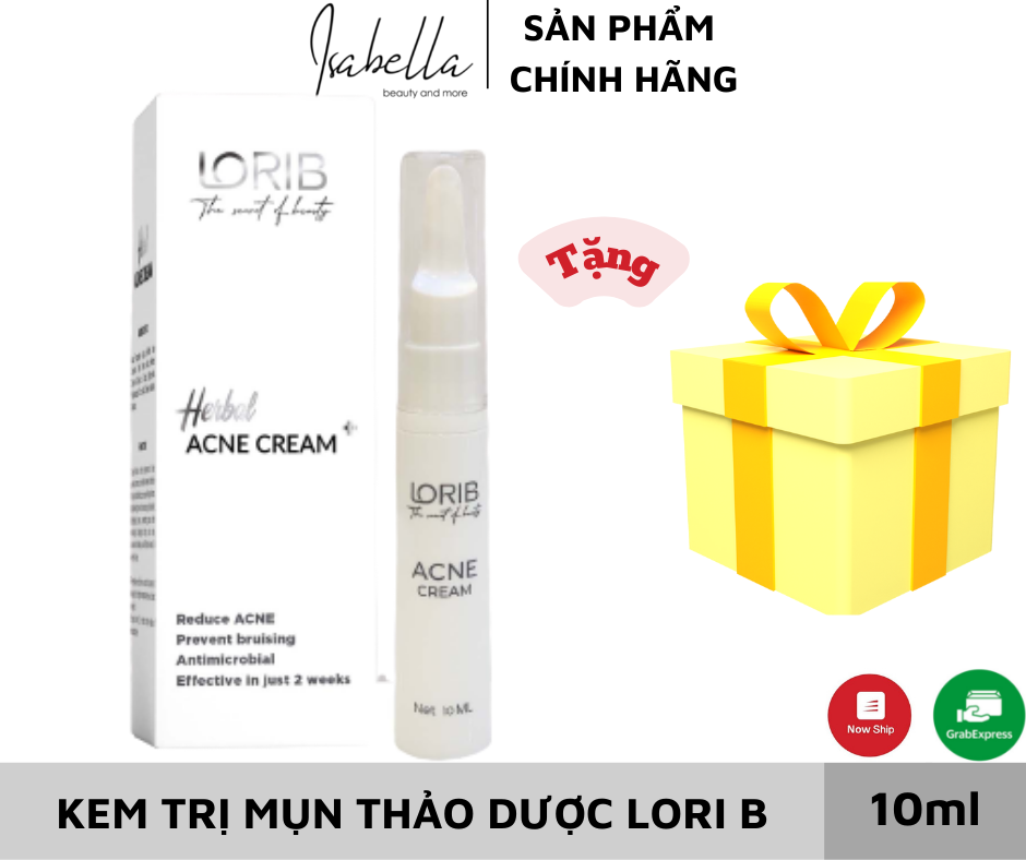 Kem mụn thảo dược Lori B 10ml