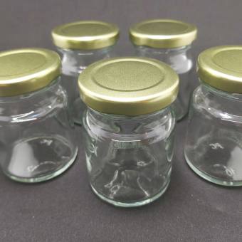 Bộ 12 hũ thủy tinh đựng yến, tinh bột, dầu dừa, gia vị 70ML