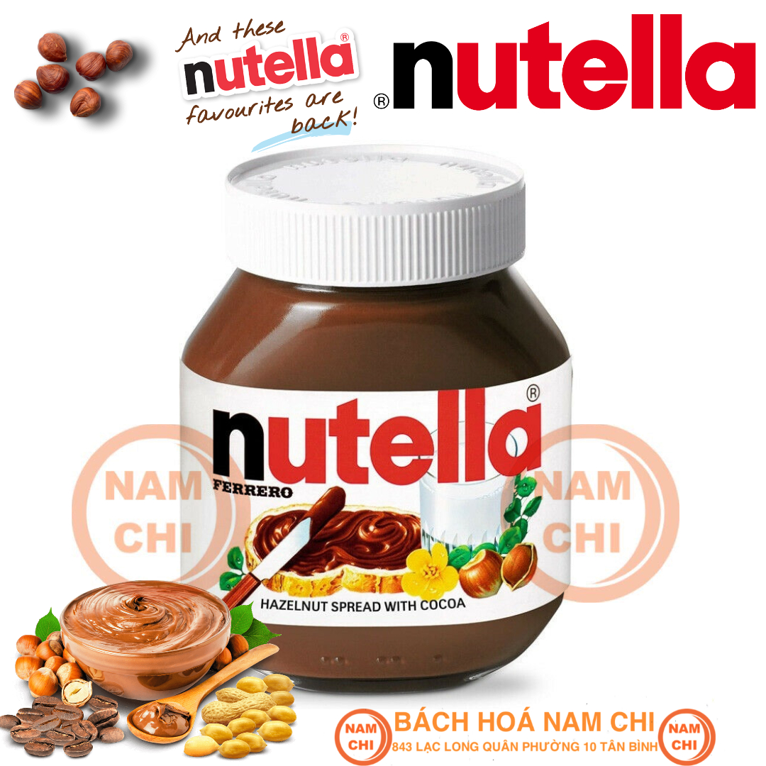 Bơ phết nutella hạt phỉ hũ 750g thơm ngon béo ngậy dinh dưỡng cho bữa sáng hàng đức