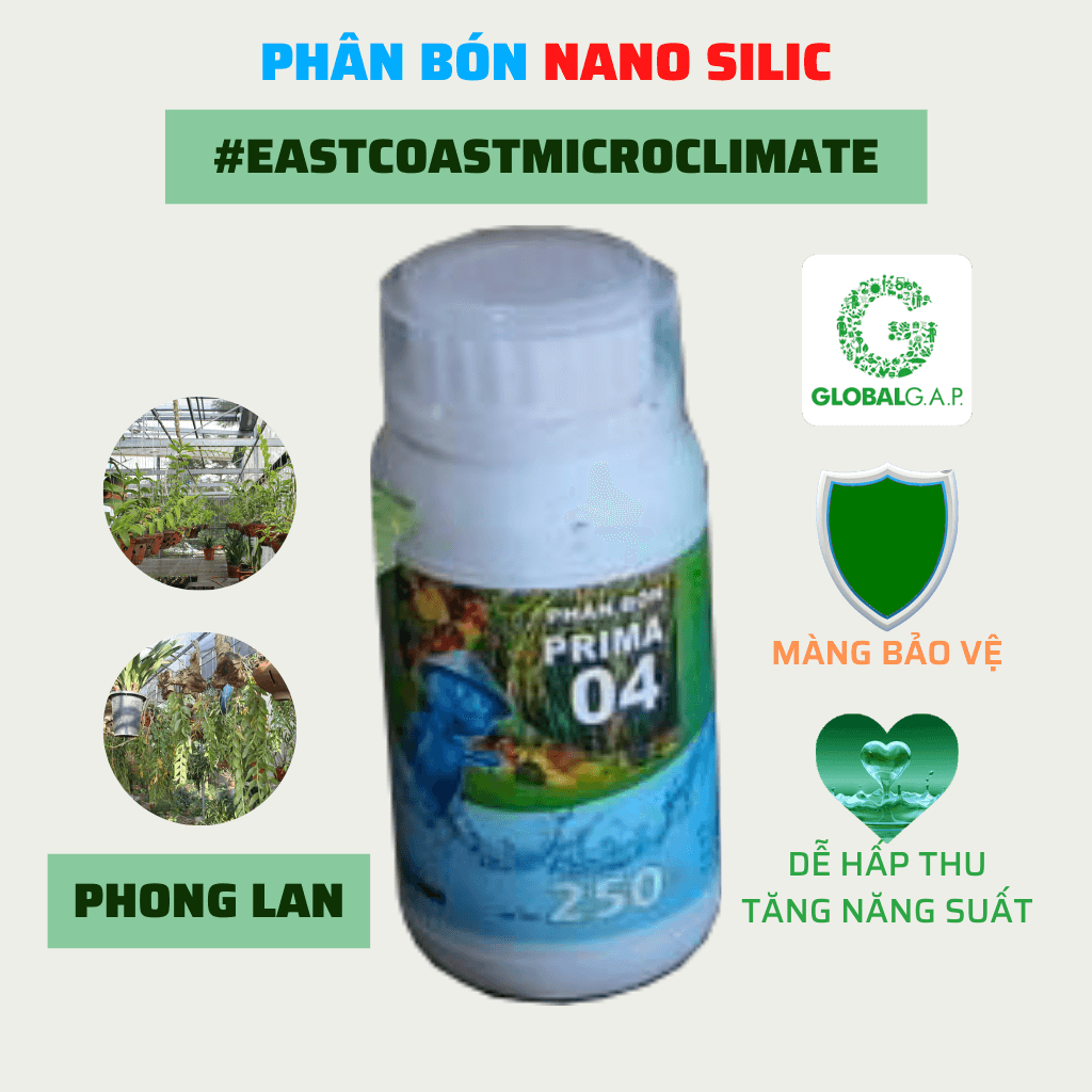 Phân bón hữu cơ Nano Silic NF1, 250ml, dùng cho cây phong lan |EastCoastMicroclimate