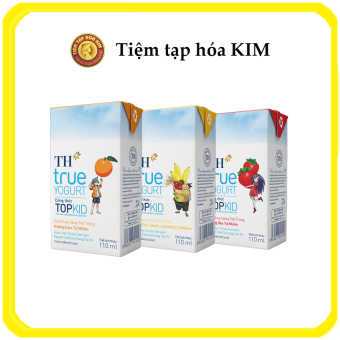 Lốc 4Hộp Sữa Chua Uống Tiệt Trùng TH True Yogurt 110Ml