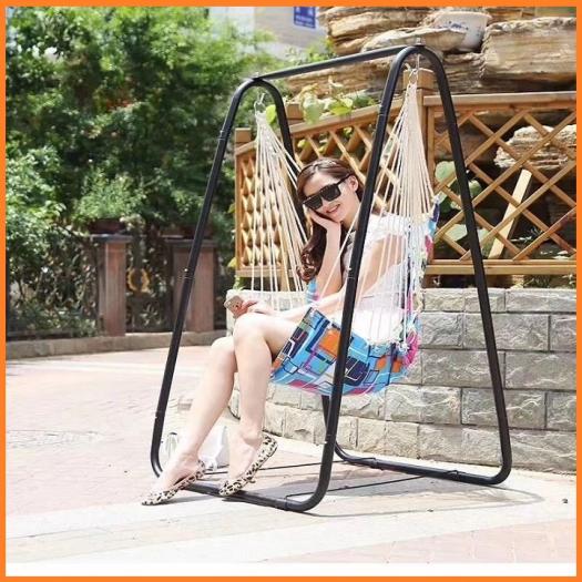 Ghế Võng Xích Đu Trong Nhà - Ghế Xích Đu Treo Khung Thép Chống Gỉ Cao Cấp, Ghế Xích Đu, Ghế Xích Đu Sân Vườn, Ghế Xích Đu Thư Giãn Đa Năng