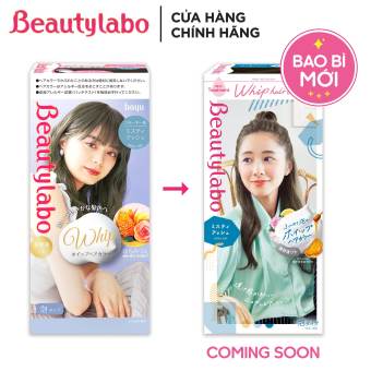 Thuốc nhuộm tóc tạo bọt Beautylabo 125ml – Whip Hair Color Nhật Bản - Màu Nâu Xám Khói