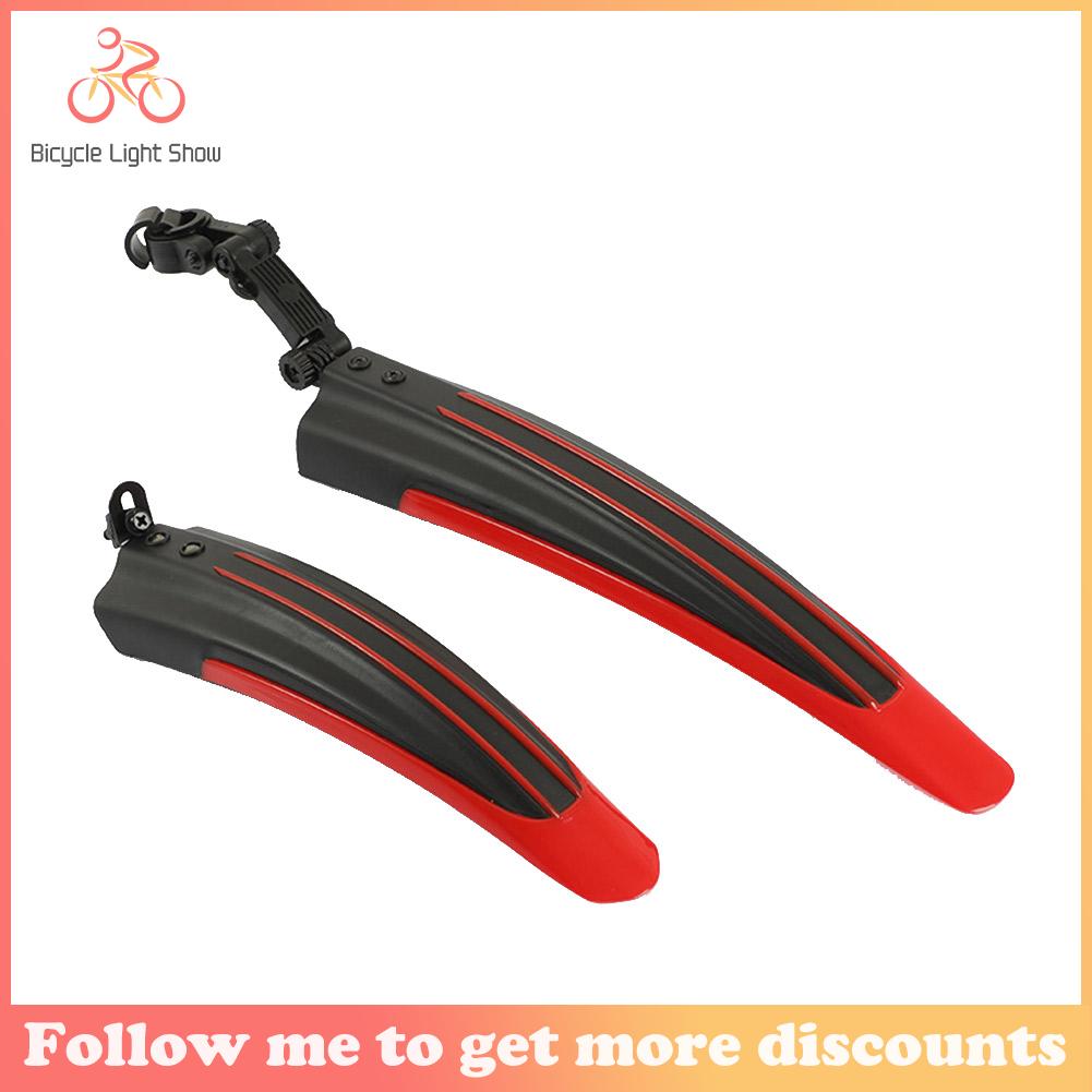 red bicycle fenders