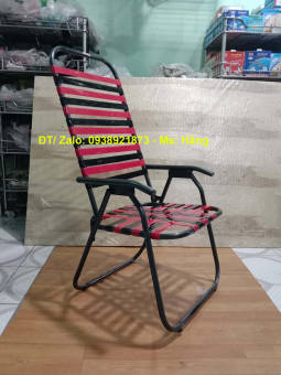Ghế Cafe Xếp Dây Nhựa - Mã: GCF01 -