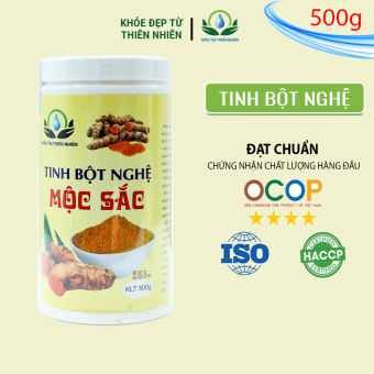 Tinh bột nghệ Mộc Sắc hộp 500g