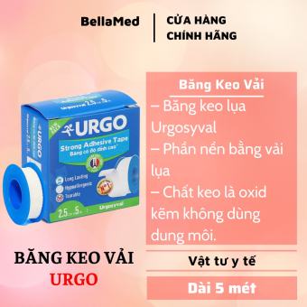 Băng keo vải Urgo, băng keo y tế, băng keo lụa