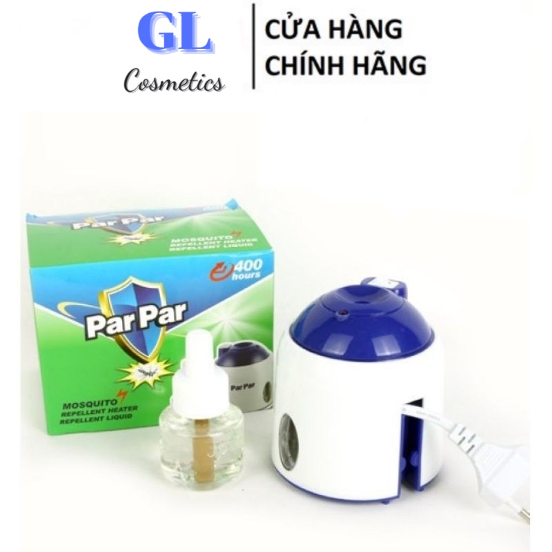 Máy đuổi muỗi par par + tặng 1 lọ tin dầu