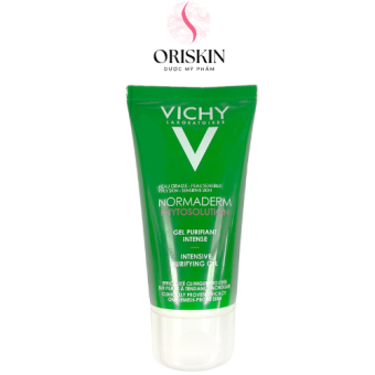 Vichy Sữa Rửa Mặt Dạng Gel Giúp Làm Sạch Sâu, Giảm Bã Nhờn Trên Da Normaderm Phytosolution Intensive Purifying Gel 50ml